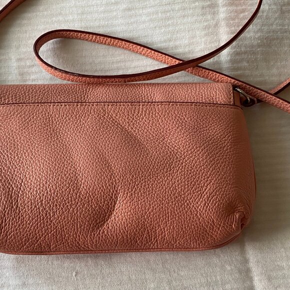 Authen COACH Leather Crossbody Bag. Flap w/Turn Lock Closure. Pink. Excel Cond'n - Picture 13 of 16